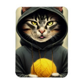 Magnet Flexible Chat Avec Une Boule De Fer (Vertical)