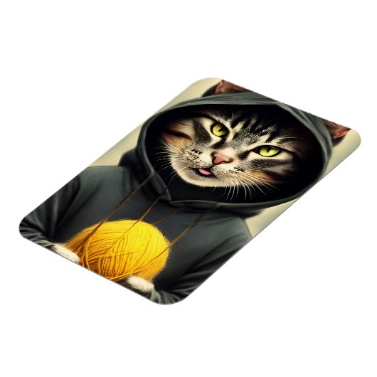 Magnet Flexible Chat Avec Une Boule De Fer (Côté Gauche)