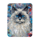 Magnet Flexible Chat Birman coloré (Vertical)
