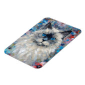 Magnet Flexible Chat Birman coloré (Côté Gauche)