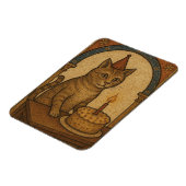 Magnet Flexible Chat d'anniversaire médiéval (Côté Gauche)