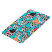 Magnet Flexible Chat dans le casquette (Côté Gauche)