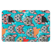 Magnet Flexible Chat dans le casquette (Horizontal)