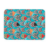 Magnet Flexible Chat dans le casquette (Horizontal)