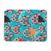 Magnet Flexible Chat dans le casquette (Horizontal)