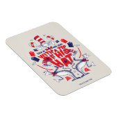 Magnet Flexible Chat dans le Casquette| Il était parti avec un pou (Côté Droit)