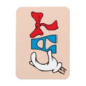 Magnet Flexible Chat dans le Casquette | Texte de la pièce (Vertical)