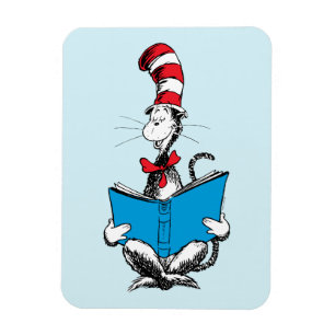 Magnet Flexible Chat dans le Chapeau en lecture