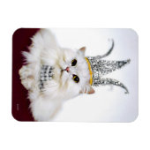 Magnet Flexible Chat dans une couronne (Horizontal)