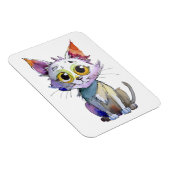 Magnet Flexible Chat d'aquarelle (Côté Droit)