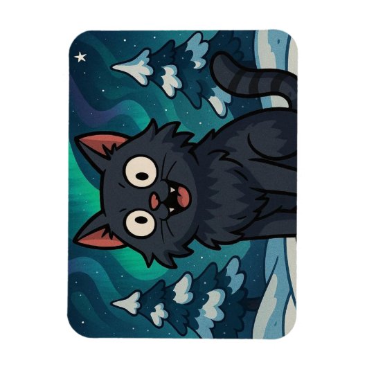 Magnet Flexible Chat de Noël islandais Yule (Vertical)