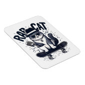 Magnet Flexible Chat de rap Harmonie (Côté Droit)