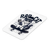 Magnet Flexible Chat de rap Harmonie (Côté Gauche)