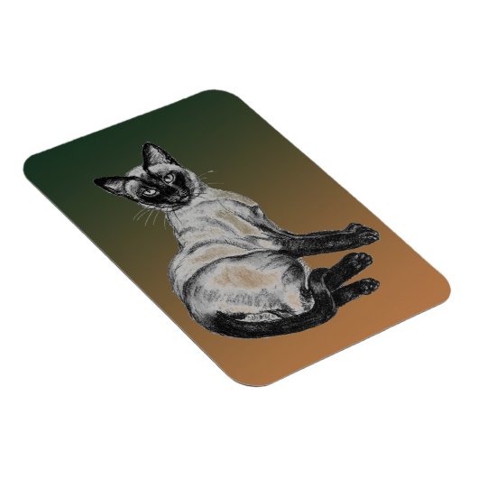Magnet Flexible Chat de Siamese (Côté Droit)
