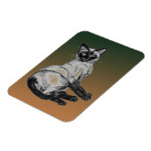 Magnet Flexible Chat de Siamese (Côté Gauche)