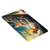 Magnet Flexible Chat de vacances de nom personnalisé (Côté Droit)