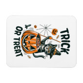 Magnet Flexible Chat d'Halloween abstrait (Horizontal)