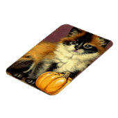 Magnet Flexible Chat d'Halloween Ragdoll vintage (Côté Gauche)