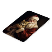 Magnet Flexible Chat du Bengale avec Noël du Père Noël (Côté Gauche)