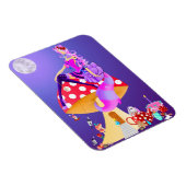 Magnet Flexible Chat du Cheshire sur Champignon (Côté Droit)