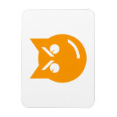 Magnet Flexible Chat Emoji au sourire (Vertical)