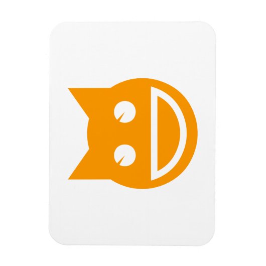 Magnet Flexible Chat Emoji souriant (Vertical)