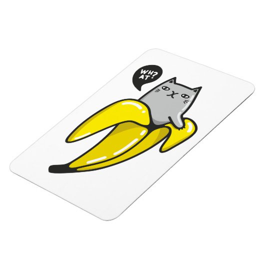 Magnet Flexible Chat en banane (Côté Gauche)