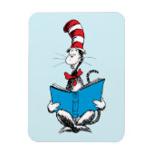 Magnet Flexible Chat en lecture Casquette (Vertical)