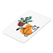 Magnet Flexible Chat et le plante (Côté Gauche)