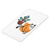 Magnet Flexible Chat et le plante (Côté Gauche)