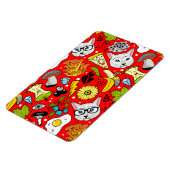 Magnet Flexible Chat et oeuf sur le rouge (Côté Gauche)