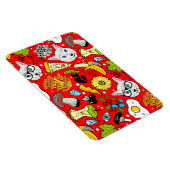 Magnet Flexible Chat et oeuf sur le rouge (Côté Droit)