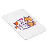 Magnet Flexible Chat et Shiba Inu (Côté Droit)