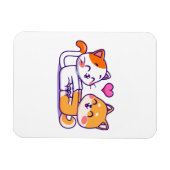 Magnet Flexible Chat et Shiba Inu (Horizontal)