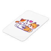 Magnet Flexible Chat et Shiba Inu (Côté Gauche)