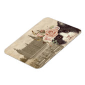 Magnet Flexible Chat fantaisie & Château (Côté Gauche)