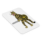 Magnet Flexible Chat guerrier (Côté Droit)