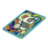 MAGNET FLEXIBLE CHAT MÈRE & CUISINE, QUILTS EN PATCHWORK, PINCUSHI (Côté Gauche)