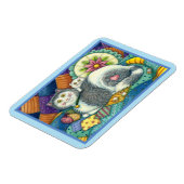 MAGNET FLEXIBLE CHAT MÈRE & CUISINE, QUILTS EN PATCHWORK, PINCUSHI (Côté Gauche)