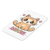 Magnet Flexible chat mignon miaou (Côté Gauche)