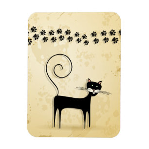 Magnet Flexible Chat noir