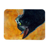 Magnet Flexible Chat noir dans le profil (Horizontal)