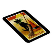 Magnet Flexible Chat noir d'Halloween (Côté Droit)