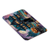 Magnet Flexible Chat noir, Jack O Lanterns, Halloween Maison Éffra (Côté Droit)