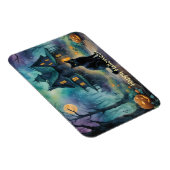 Magnet Flexible Chat noir, Jack O Lanterns, Halloween Maison Éffra (Côté Droit)