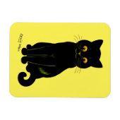 Magnet Flexible Chat noir, Louis Wain (Horizontal)