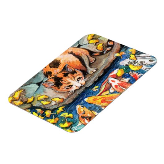 Magnet Flexible Chat par Koi Pond (Côté Gauche)