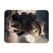 Magnet Flexible Chat pèlerin. (Horizontal)