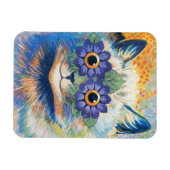 Magnet Flexible Chat psychédélique de Louis Wain (Horizontal)