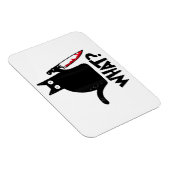 Magnet Flexible Chat Qu'est-ce que_ Drôle Chat Noir (Côté Droit)